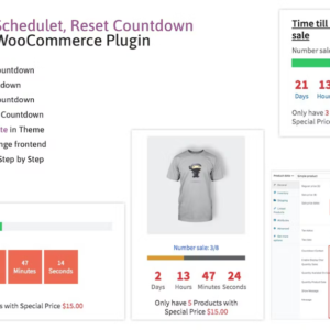 Schedule, Reset Countdown Plugin WooCommerce WooCP